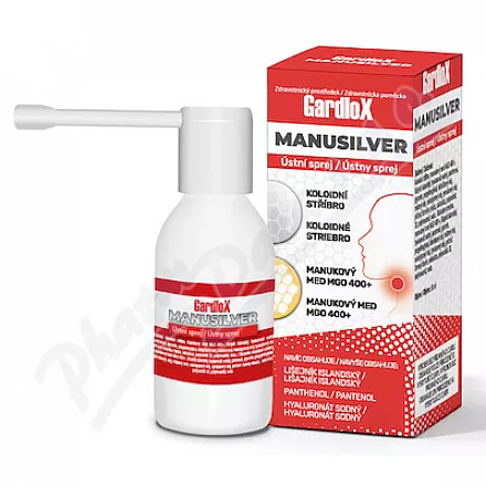 GardloX Manusilver ústní sprej 30ml