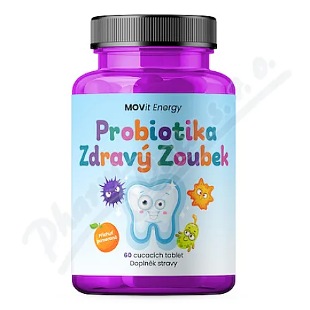 MOVit Probiotyki Zdrowe Zęby Pomarańczowy tbl.60