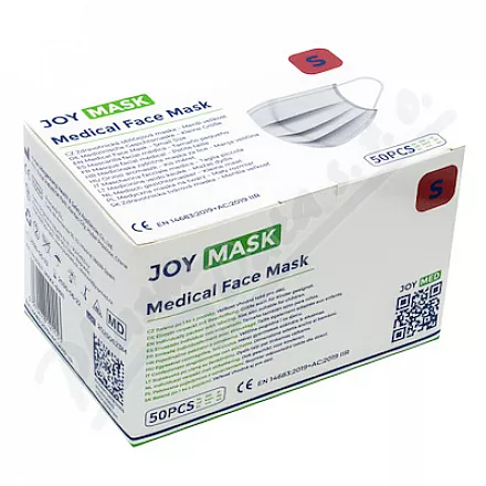 Joy Mask Rouška vel.S/M bílá 50ks