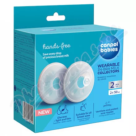 Canpol babies Sběrač mat. mléka do podprsenky 2ks