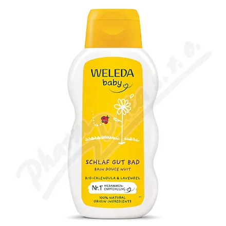 WELEDA baby Kąpiel z nagietkiem na dobrą noc 200 ml