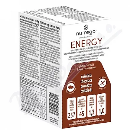 NUTREGO ENERGY PŘÍCHUŤ ČOKOLÁDA