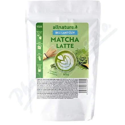 Allnature Matcha latte bez laktozy 1620 g