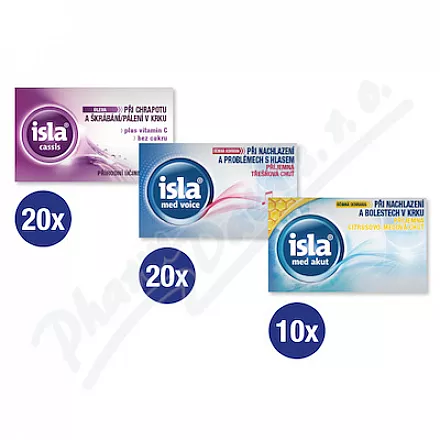 Isla pastilky 20+20+10x2ks náplň do stojánku