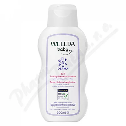 WELEDA baby DERMA Hydratační mléko 3v1 200ml