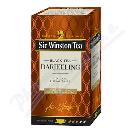 Czarna herbata Sir Winston Darjeeling, 20 saszek po 1,75 g