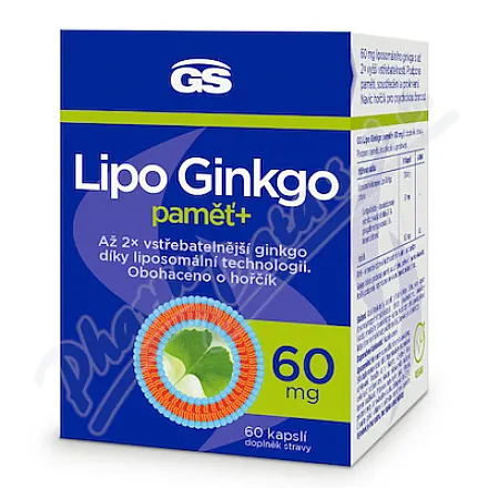 GS Lipo Ginkgo Memory 60mg cps.60