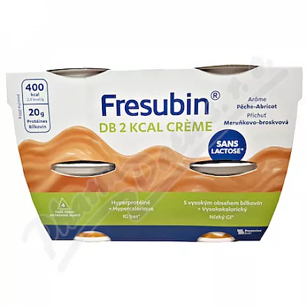 FRESUBIN DB 2 KCAL CREME PŘÍCHUŤ MERUŇKOVO-BROSKVOVÁ