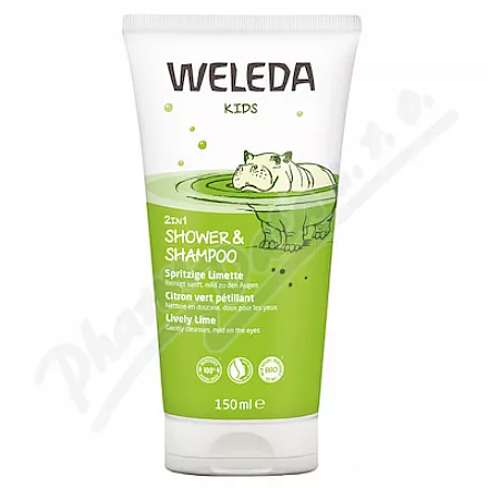 WELEDA Kids Sprch.krém a šampon Ves.lim.2v1 150ml