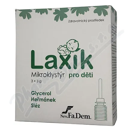 Laxík – mikroklistyr dla dzieci 3 x 3 g