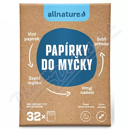 Allnature Papírky do myčky 32ks