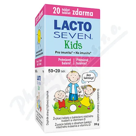 Lacto Seven Kids, 70 tabletek