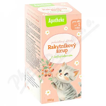 Apotheke Pohádkový Rakytníkový sirup 1+ 250g