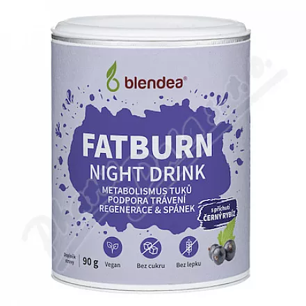 Blendea Fatburn Night Drink černý rybíz 90g