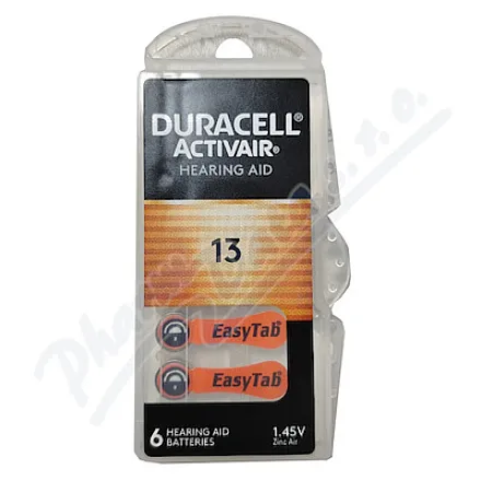 Duracell DA13 baterie do naslouchadel 6ks