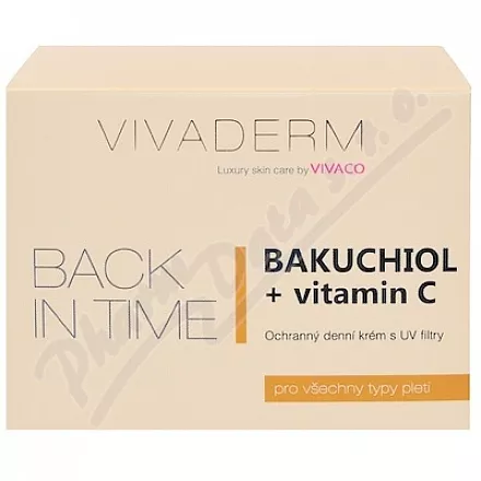VIVADERM Bakuchiol +vitamin C pleťový krém 50ml