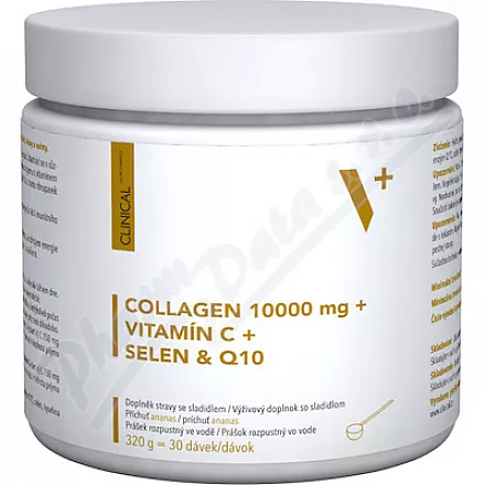 Clinical Collagen+vit.C+selen&Q10 ananas 320g