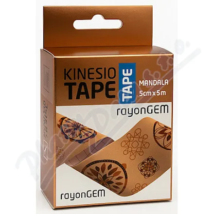 rayonGEM kinesiology tape 5cmx5m mandala