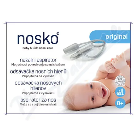 Nosko Original – odsysacz wydzieliny z nosa podłączany do odkurzacza