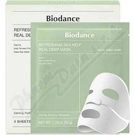 Biodance zklidňující pleťová maska 4x34g