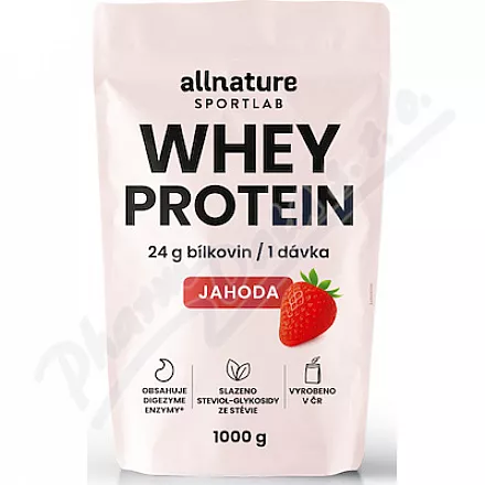 Allnature Sportlab WHEY Protein jahoda 1000g