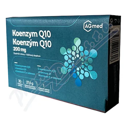 Koenzym Q10 200 mg, 30 tabletek AGmed