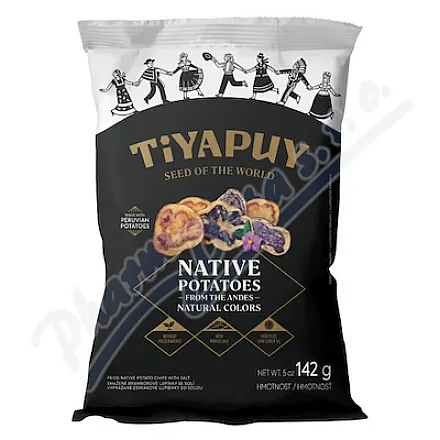 TIYAPUY brambůrky Natural se solí 142g