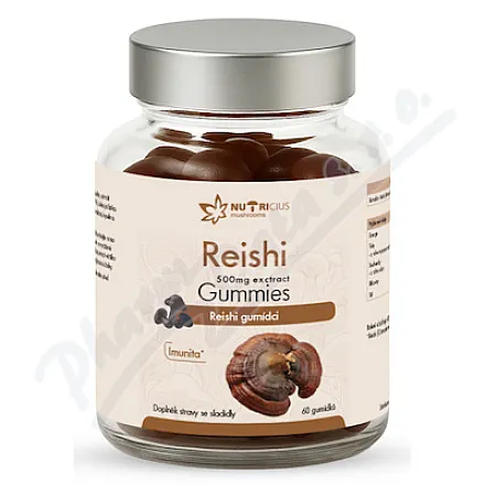 Żelki z reishi 500 mg, 60 sztuk