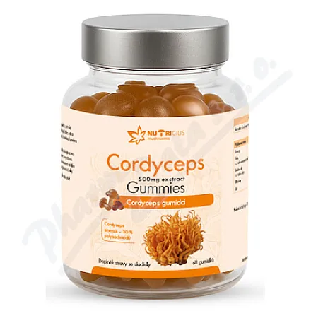 Żelki z Cordycepsem 500 mg, 60 sztuk