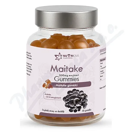 Żelki z maitake 500 mg, 60 sztuk