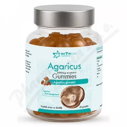 Agaricus 500mg gummies 60ks