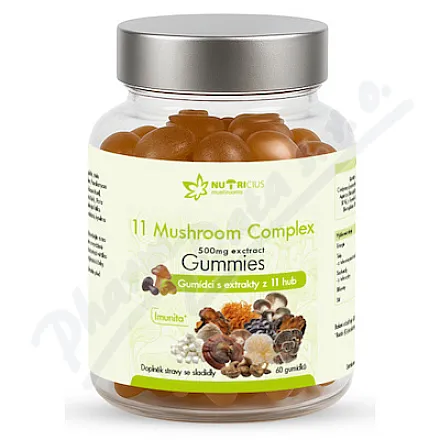 11 Mushroom Complex 500 mg – żelki, 60 sztuk