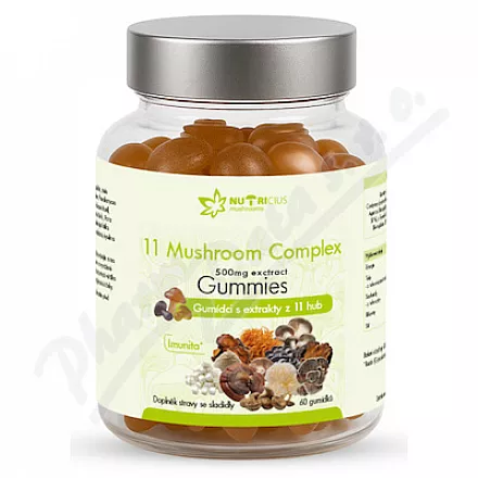11 Mushroom Complex 500mg gummies 60ks