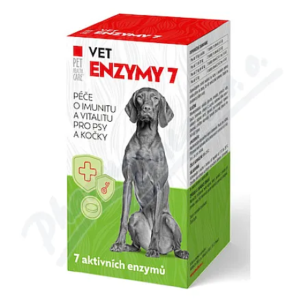 PET HEALTH CARE Vet Enzymy 7 dla psów i kotów, 100 tabletek