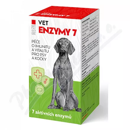 PET HEALTH CARE Vet Enzymy 7 psy&kočky tbl.100