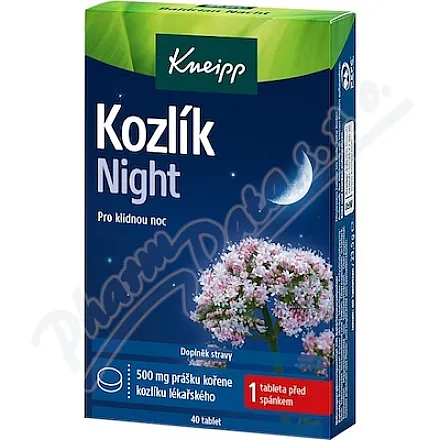 Kneipp Kozlík Night 500 mg, 40 tabletek