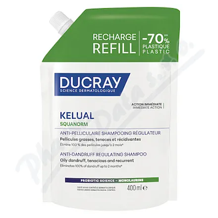 DUCRAY Kelual Squanorm Szampon maściowy na łupież, wkład 400 ml
