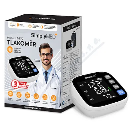 SimplyMed tlakoměr pažní digitální LT-P70
