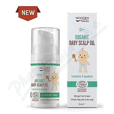 Wooden Spoon Olejek do pielęgnacji skóry głowy niemowląt 15 ml
