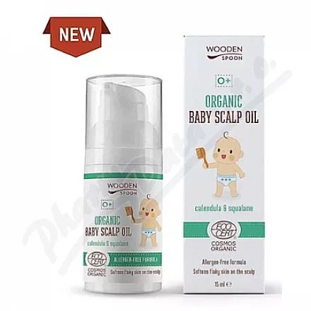 Wooden Spoon Olej na dětskou pokožku hlavy 15ml