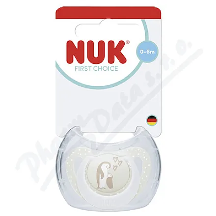 Smoczek NUK First Choice 0–6 miesięcy, 1 szt., różne kolory