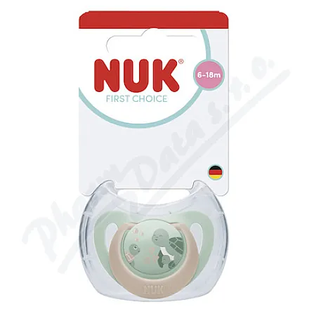 Smoczek NUK First Choice 6–18 miesięcy, 1 szt., różne kolory