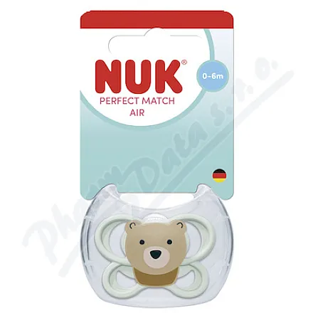Smoczek NUK Perfect Match AIR 0–6 miesięcy, 1 szt., różne kolory
