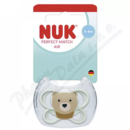 NUK Perfect Match AIR dudlík 0-6m 1ks mix barev