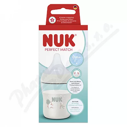 NUK Perfect Match láhev 150ml 0+m mix barev