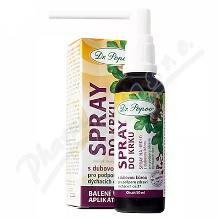 Dr.Popov Spray do krku s dubovou kůrou 50ml