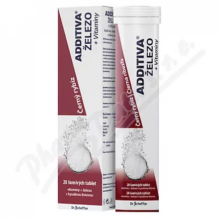 Addititiva Železo+vitaminy černý rybíz šum.tbl.20