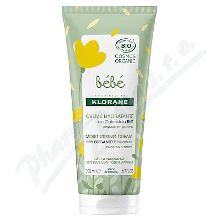 KLORANE BÉBÉ Krem nawilżający z organicznym nagietkiem 200 ml