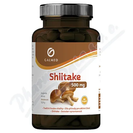 Shiitake 500 mg, 90 kapsułek, Galmed