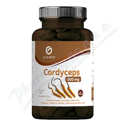 Cordyceps 500 mg, 90 kapsułek, Galmed